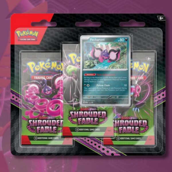 Pokémon TCG: Scarlet & Violet 6.5 - Shrouded Fable 3-Pack Blister