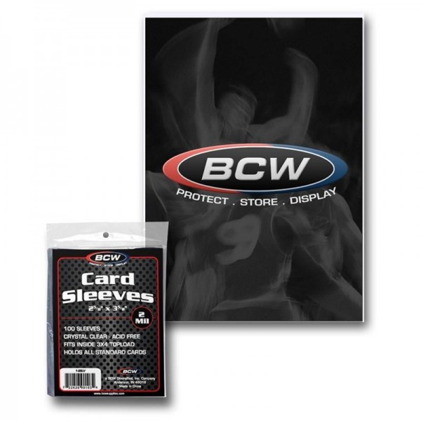 BCW soft sleeved (100 ct.)