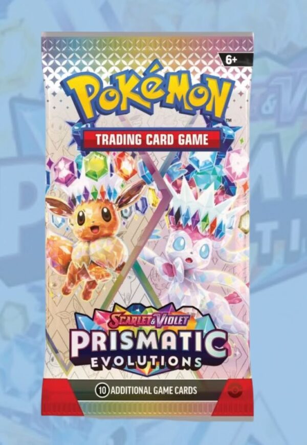 På tillfälligt besök: Pokémon Scarlet & Violet: 8.5 Prismatic Evolutions Boster Pack